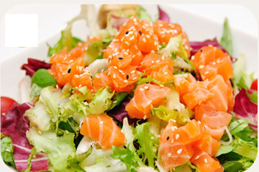 10.Salade saumon avocat